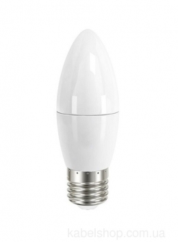 Лампа светодиодная LED Bulb-C37-6W-E27-220V-4000K-540L ICCD (свеча)