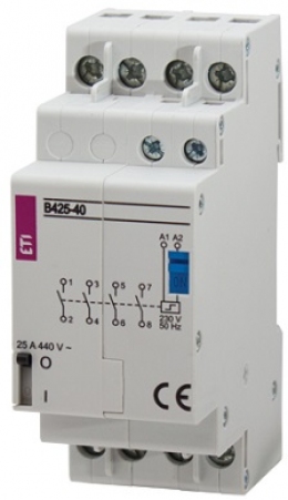 Контактор импульсный RBS 425-40 24V AC 25A (4Н.О.,AC1)                                                                                                                                                                                                    
