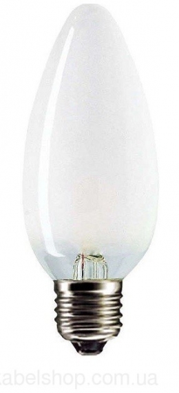 Лампа ЛОН 60 Stan 60W E27 230V B35 FR 1CT/10X10F Philips                                                                                                                                                                                                  