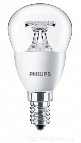 Лампа Corepro lustre ND 5.5-40W E14 840 P45 CL Philips                                                                                                                                                                                                    