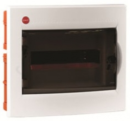 Щиток встраиваемый с дверцей 12 модулей, IP41, цвет белый RAL9016 (81512) (ДКС)