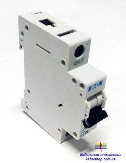 Автоматический выключатель 1-полюс. PL6-C10/1 Moeller-EATON ((CM))(286531-)1/10