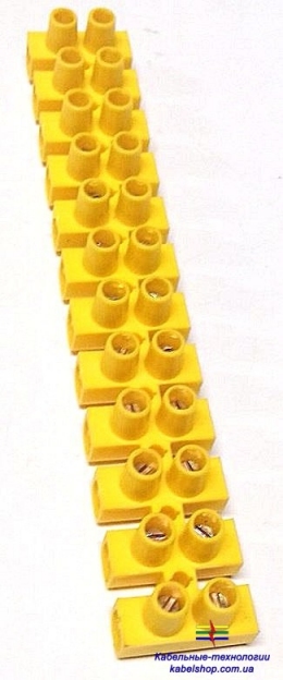 Зажим винтовой ЗВИ-150 н/г 16-35мм2 12пар ИЭК желтые