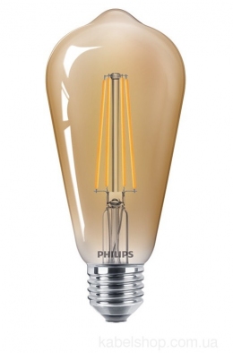 Лампа CLA LEDBulb D 8-50W ST64 E27 822 GOLD Philips                                                                                                                                                                                                       