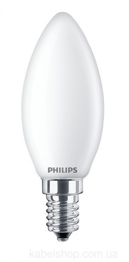 Лампа CLA LEDCandle ND 4.3-40W B35 E14 FR Philips                                                                                                                                                                                                         