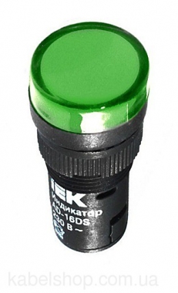 Лампа AD16DS(LED)матрица d16мм зеленый 110В AC/DC  ИЭК