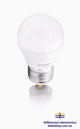 Лампа светодиодная Евросвет шар P-5-4200-27  5вт 230V