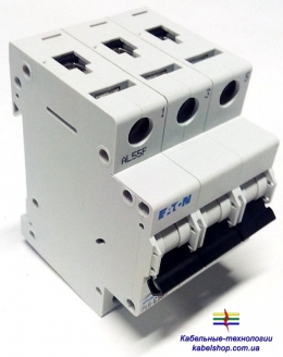Автоматический выключатель 3-полюс. PL6-C40/3 Moeller-EATON ((CM))(286605-)3/40