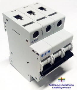 Автоматический выключатель 3-полюс. PL6-C50/3 Moeller-EATON ((CM))(286606-)3/50