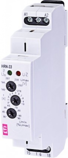 Реле контроля напряжения HRN-33  48-276V AC (1F, 1x16A_AC1)                                                                                                                                                                                               