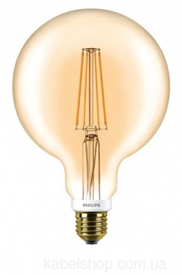 Лампа LEDClassic 7-60W G120 E27 2000K GOLD APR Philips                                                                                                                                                                                                    