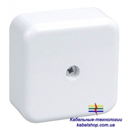 Коробка КМ41206-01 расп. для о/п 50х50х20мм белая (с конт.гр)