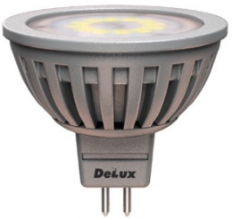 Лампа светодиодная DELUX JCDR 5Вт GU5.3 холодный белый