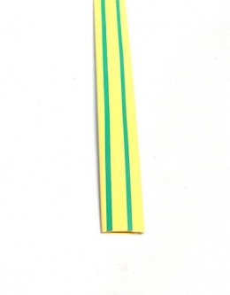 Термоусадочная трубка ТТУ 6/3 желто-зеленая 1 м IEK                                                                                                                                                                                                       