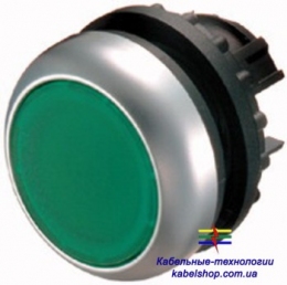 Головка кнопки с самовозвратом,плоская, зелёная M22-D-G Moeller-EATON ((MC))(216596-)