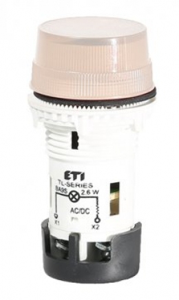 Лампа сигнальная матовая TL05X1 240V AC (опал)                                                                                                                                                                                                            