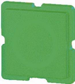 Кнопочный шильдик зеленый (03TQ25) Moeller-EATON(091184-)