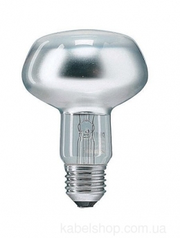 Лампа рефлекторная R80 100Вт Е27 мат. (PHILIPS)